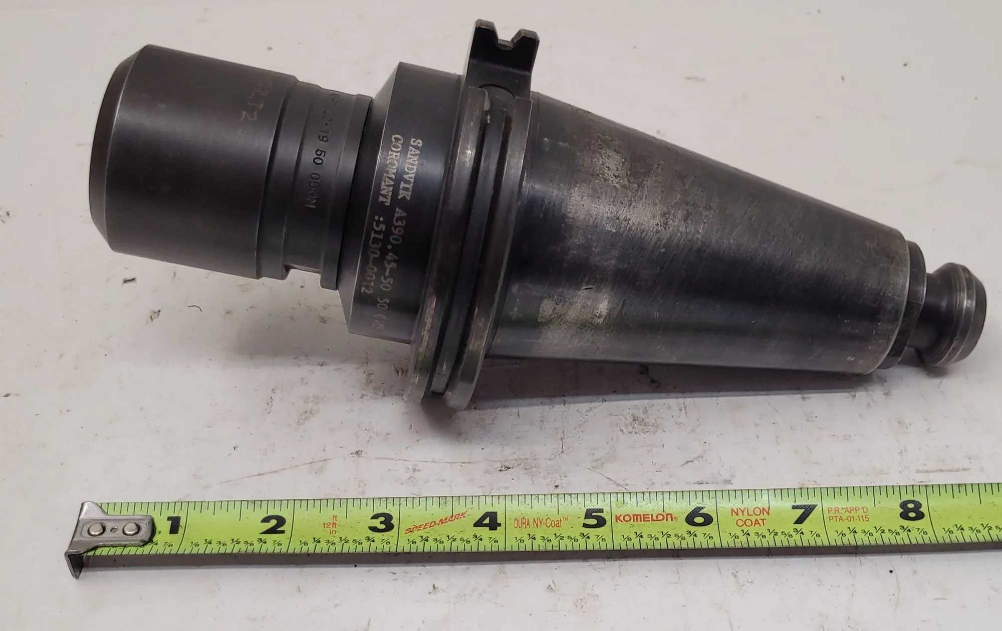SANDVIK COROMANT A390.45-50 50 040M CAT 50 TOOL HOLDER W/ VARILOCK A391.20-19 50 060M - MACHINE TOOLING