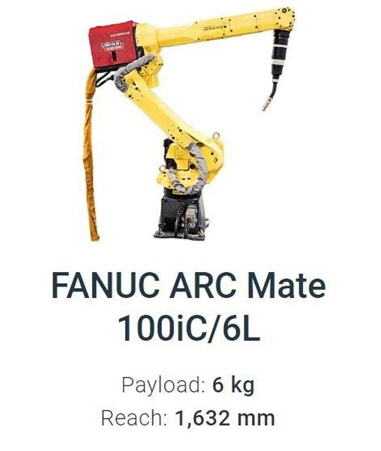 2013 FANUC ARC MATE 100IC/6L ROBOT, R-30IB, 6KG PAYLOAD, 1632MM REACH, 6 AXES - ARTICULATED ROBOTS