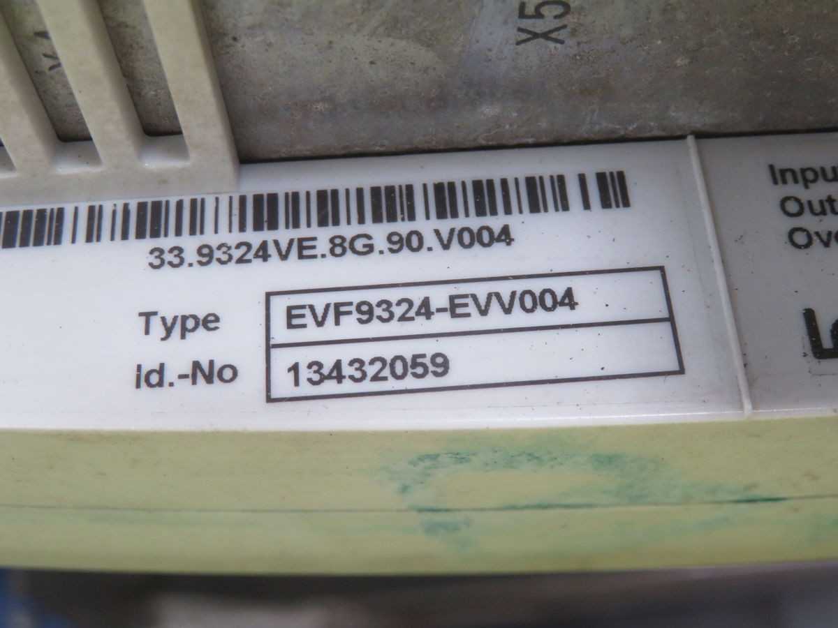 LOT OF 12 LENZE EVF9324-EVV004 13432059 INVERTER DRIVE - MOTOR DRIVES