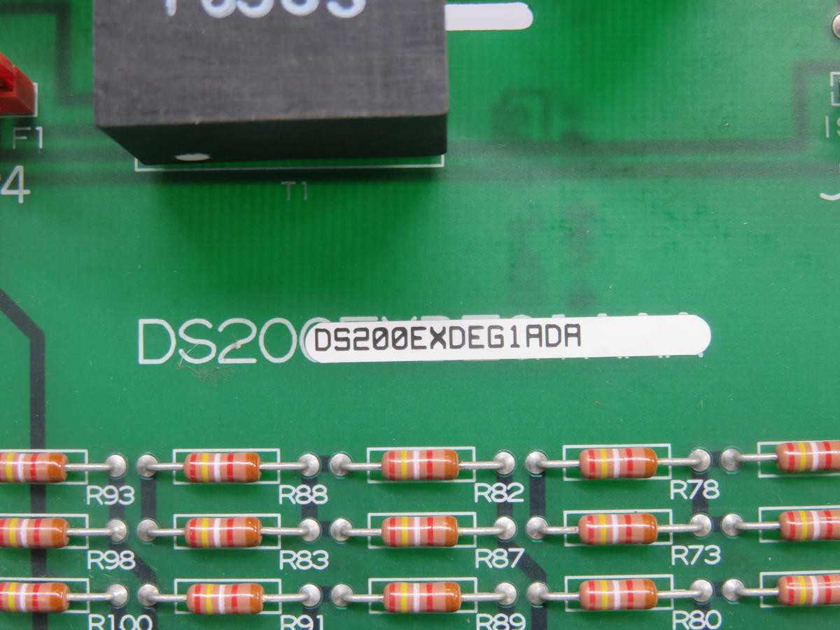 GE DS200EXDEG1A CIRCUIT BOARD, EXCITER DRIVE ANALOG I/O, 8 CAPACITORS - PCB CIRCUIT BOARDS