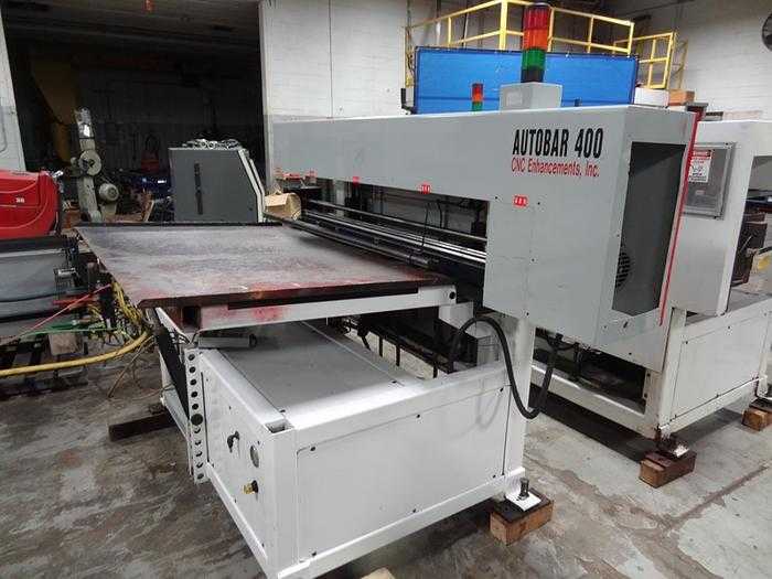 1996 CNC ENHANCEMENTS AUTOBAR 400 BAR FEEDER, 0.25-4 IN DIA, 60 IN LENGTH - BAR FEEDERS