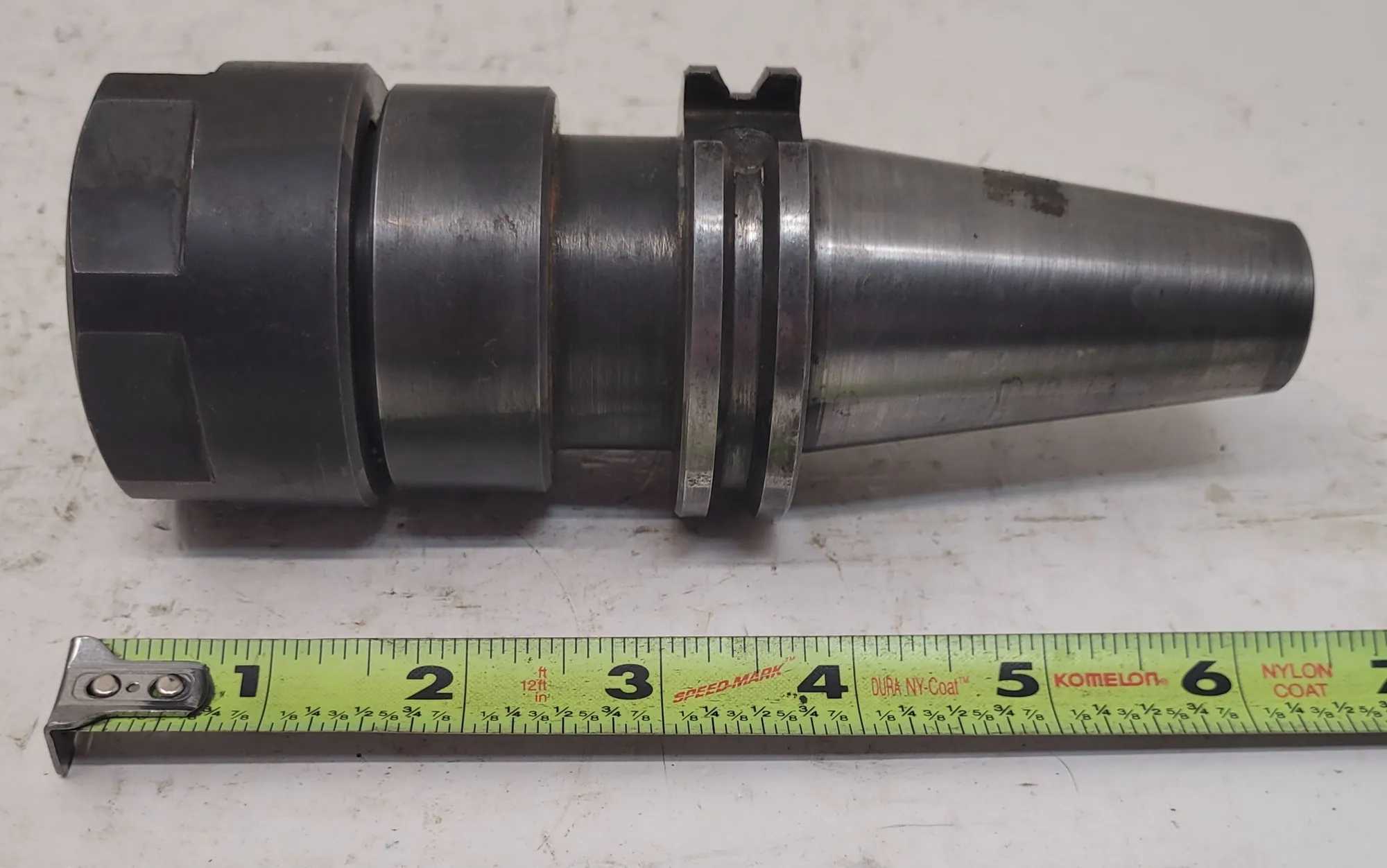KENNAMETAL COLLET CHUCK MODEL BM239810ROO (OAL 7IN, BODY DIA 2.25IN, BORE DIA 1IN) - MACHINING TOOLING & PARTS