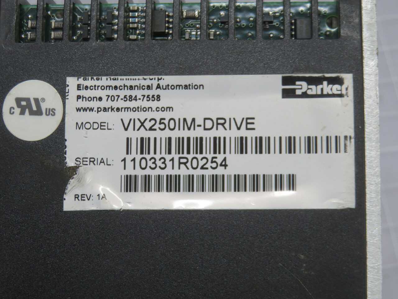 PARKER VIX250IM STEPPER DRIVES, 24-80 VDC INPUT, 4A PEAK, 2.8A RMS CONT, 256 MICROSTEPS, 5 DI, 3 DO - SERVO DRIVES