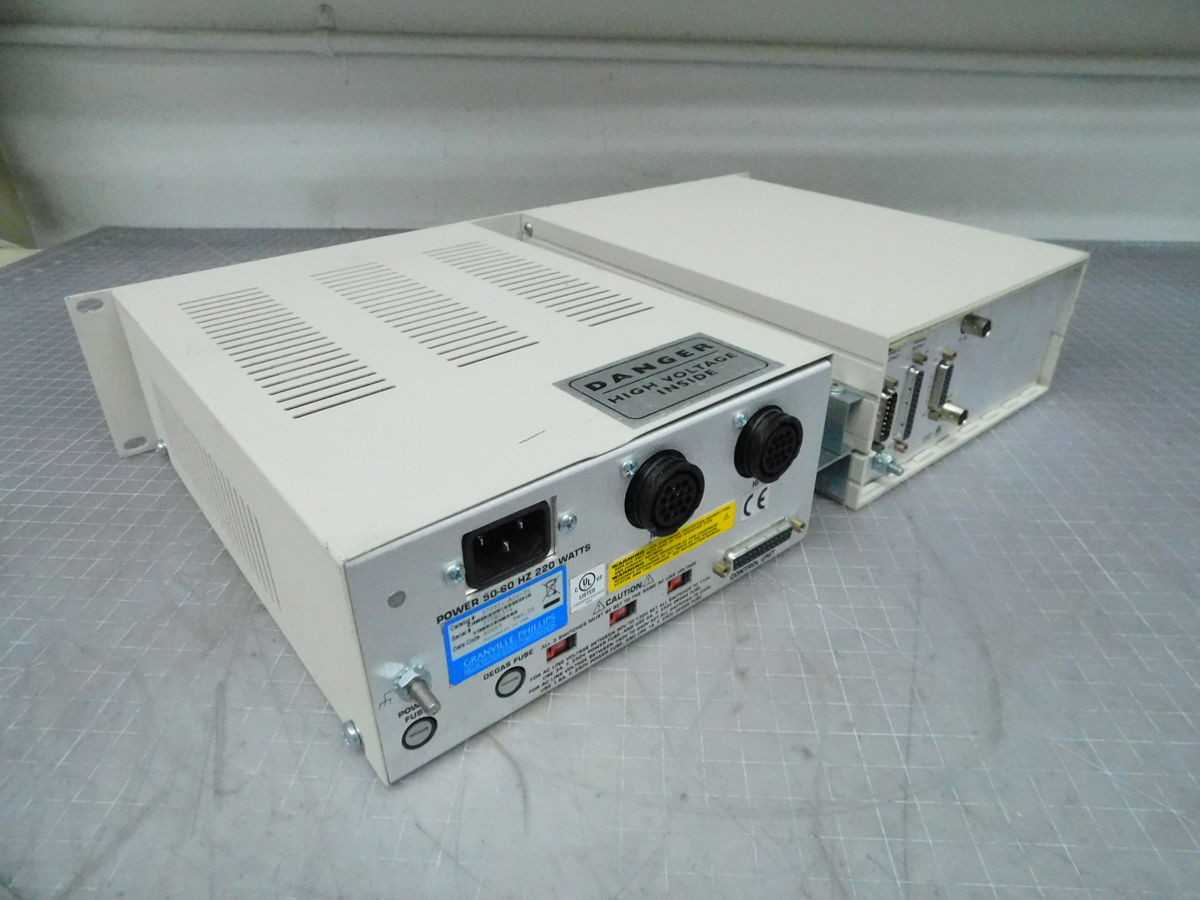 GRANVILLE-PHILLIPS 370 STABIL-ION, 370501-A00-T1 VACUUM GAUGE CONTROLLER+POWER SUPPLY. M7183 - INDUSTRIAL PARTS