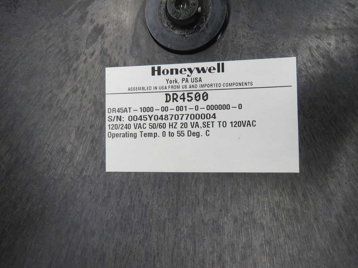 HONEYWELL DR4500 TRULINE CHART RECORDER T267694 - INSTRUMENTATION