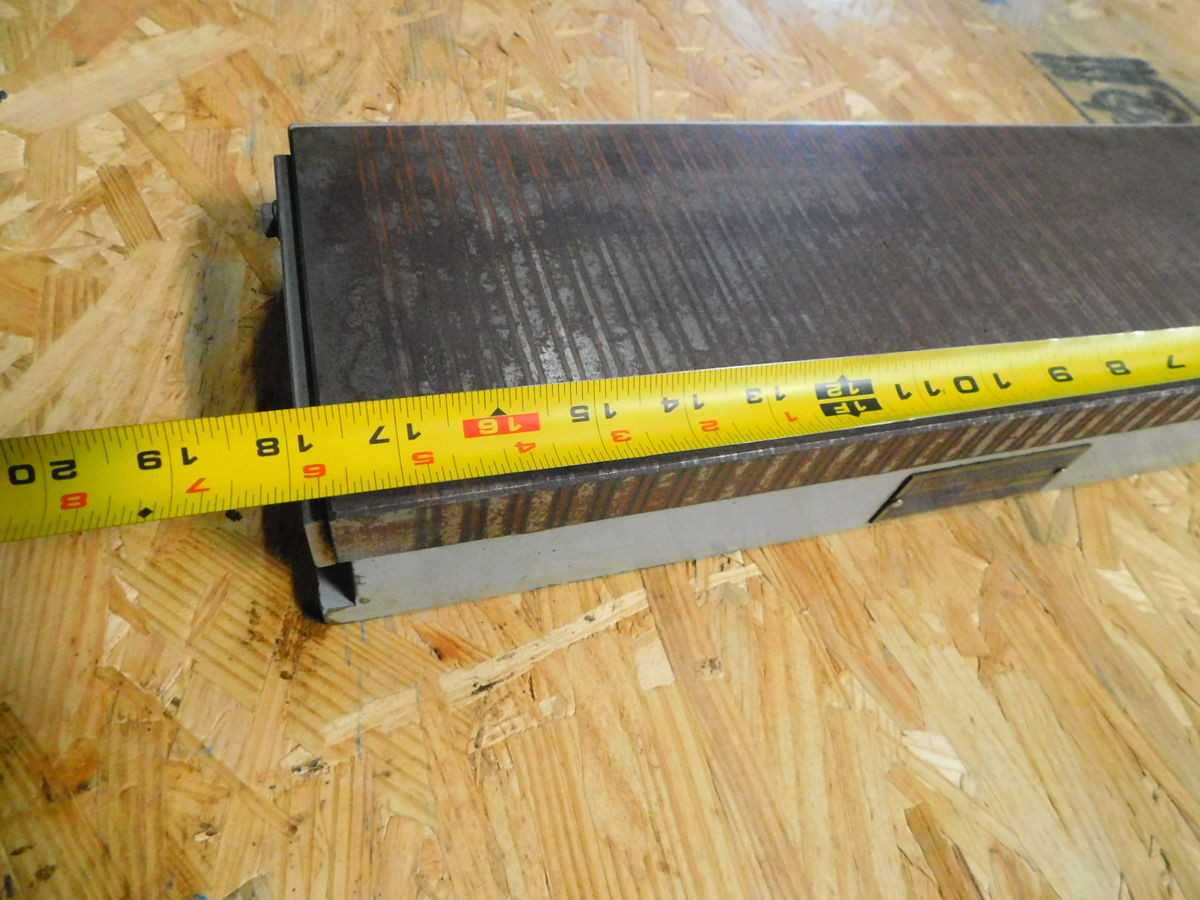 EQUIPTOP HMT-1545A PERMANENT MAGNETIC CHUCK 6"X18" M7451 - MAGNETIC THICKNESS GAUGES
