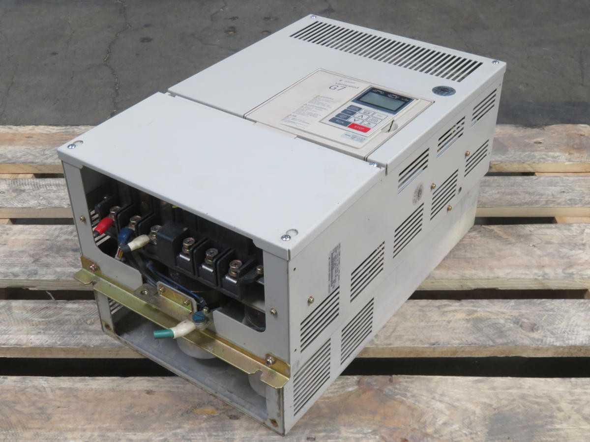 YASKAWA CIRM-G7A4037 INVERTER, 37 KW POWER, 73 A CURRENT, 0-480V, 0-400 HZ, 380-480V - AC VFD DRIVES