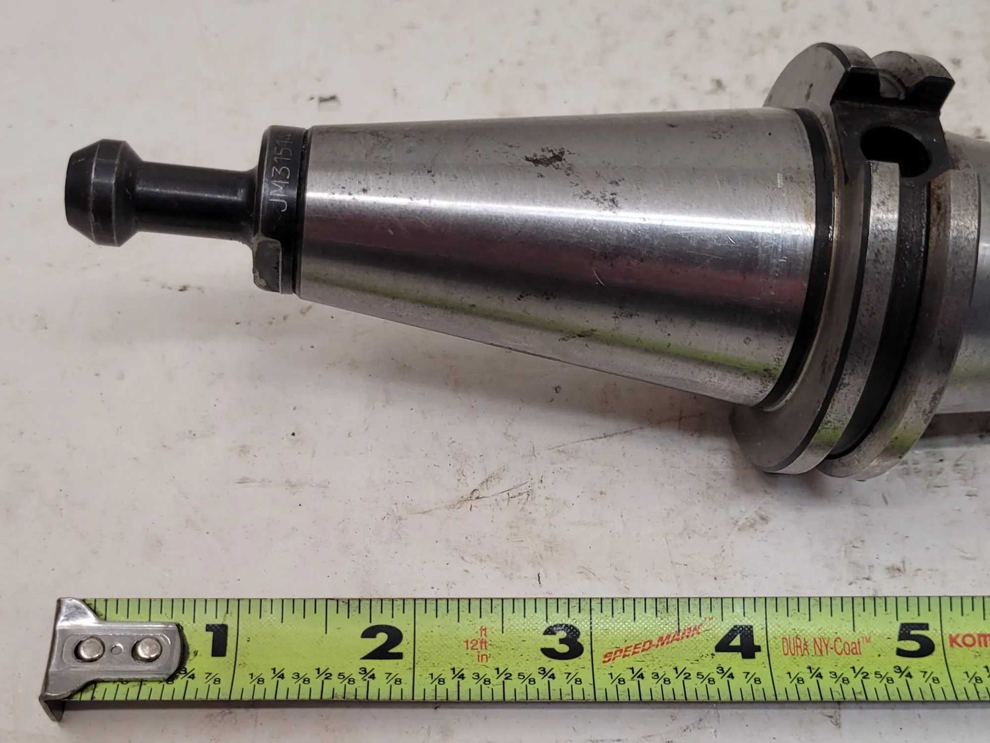 NIKKEN CAT 40 COLLET CHUCK TOOL HOLDER, BORE DIA: 15MM, BODY DIA MAX: 43.8MM, PROJECTION: 5-5/8IN - MACHINING TOOLING & PARTS