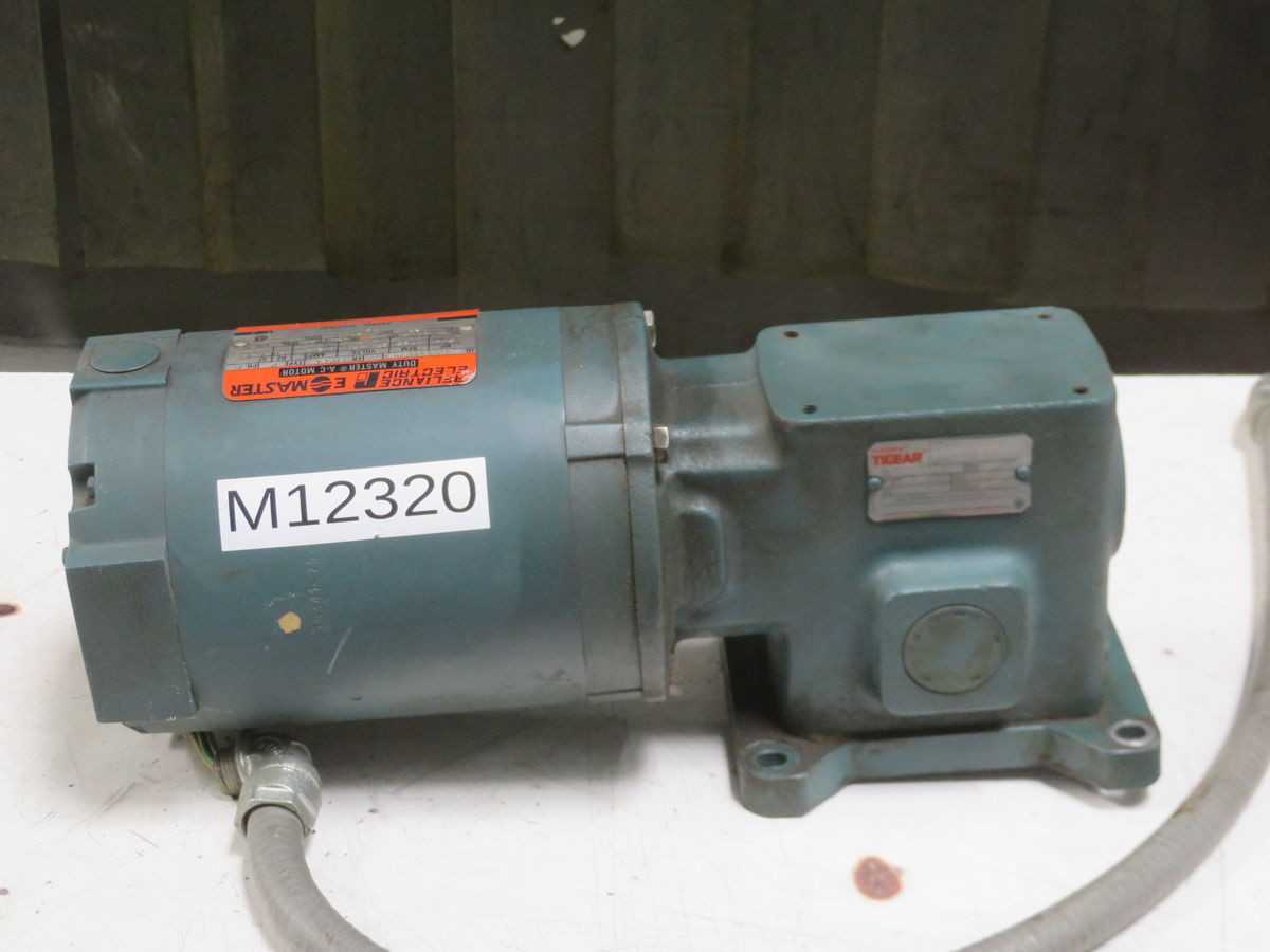 RELIANCE P56X1337S-PW MR94753 BBK AD MOTOR W TIGEAR T266501 - AC MOTOR