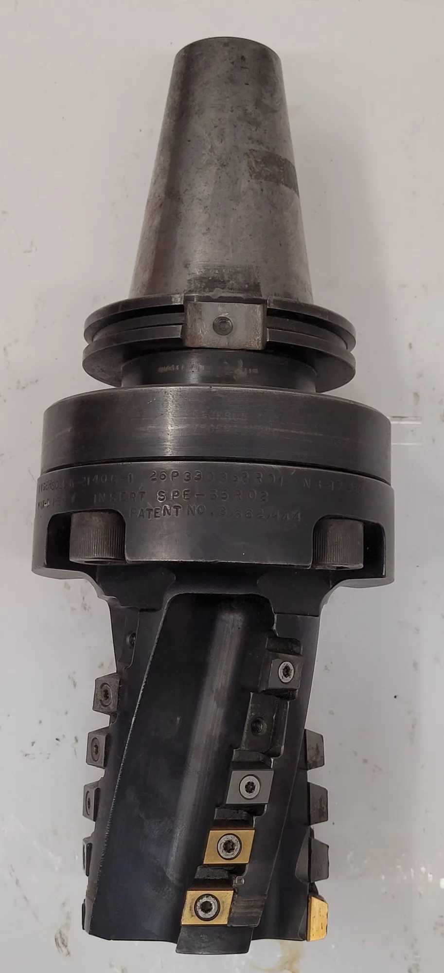 INGERSOLL MAX-I-PEX K-21406-1 INDEXABLE INSERT CUTTING TOOL, CAT 50 HOLDER TYPE - MACHINING TOOLING & PARTS