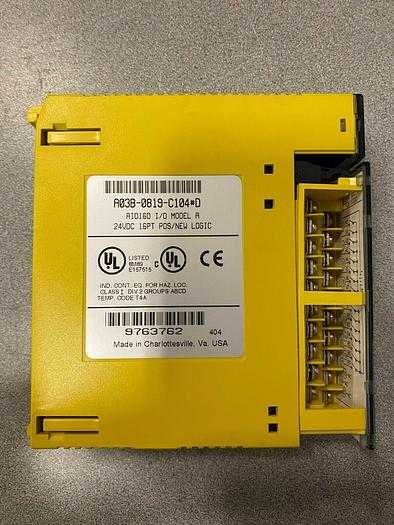 FANUC A03B-0819-C104 16I/18I/21I I/O MODULE 24VDC 16 INPUTS 2023 - PLC MODULES