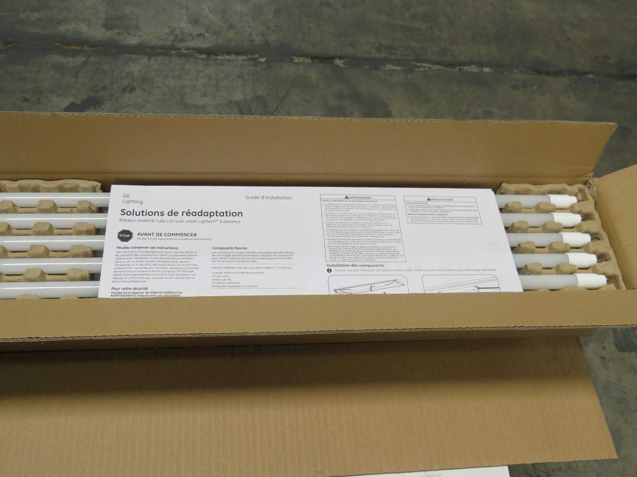 Lot of 1800 GE 91976 LED36T5/G/4/835 T5 31 Watt LED Straight Tube 46 Inch Miniature Bi-Pin (G5) 3500K Glass External Driver Hight Output - LIGHTING