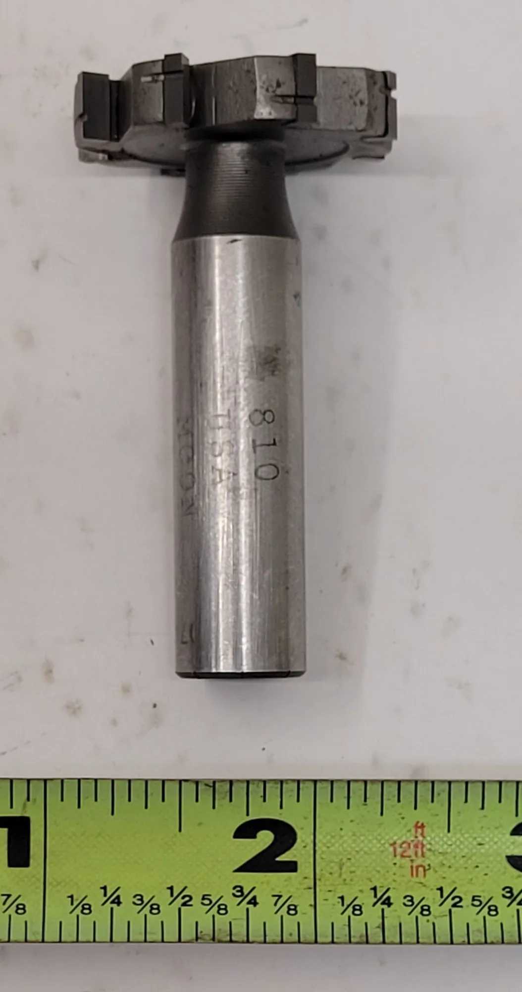 MOON CUTTER CO. TC810 STRAIGHT TOOTH WOODRUFF KEYSEAT CUTTER, 1-1/4" DIA, CARBIDE-TIPPED - MACHINE TOOLING