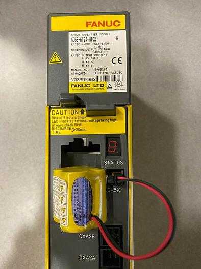 FANUC A06B-6124-H102 ALPHA I SERIES SERVO AMPLIFIER, FSSB INTERFACE - SERVO DRIVES