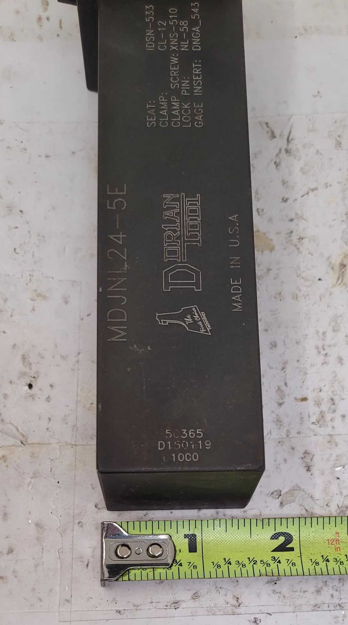 DORIAN TOOL MDJNL24-5E TURNING TOOL HOLDER - MACHINE TOOLING