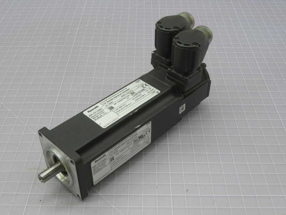 REXROTH MSK030C-0900 SERVO MOTOR, 9000 RPM, 600V, 0.3 NM TORQUE, IP65 PROTECTION - SERVO