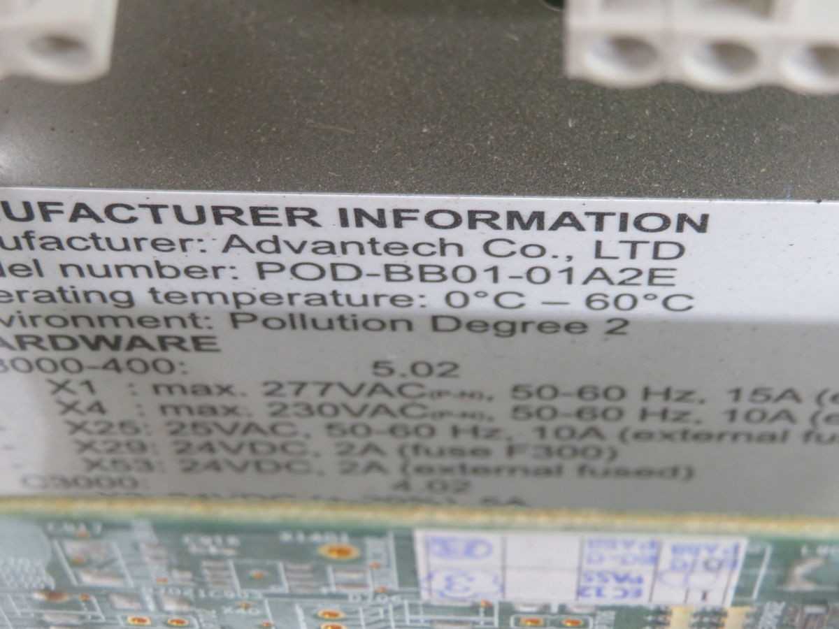ADVANTECH POD-BB01-01A2E INDUSTRIAL MOTHERBOARD T269136 - PCB CIRCUIT BOARDS