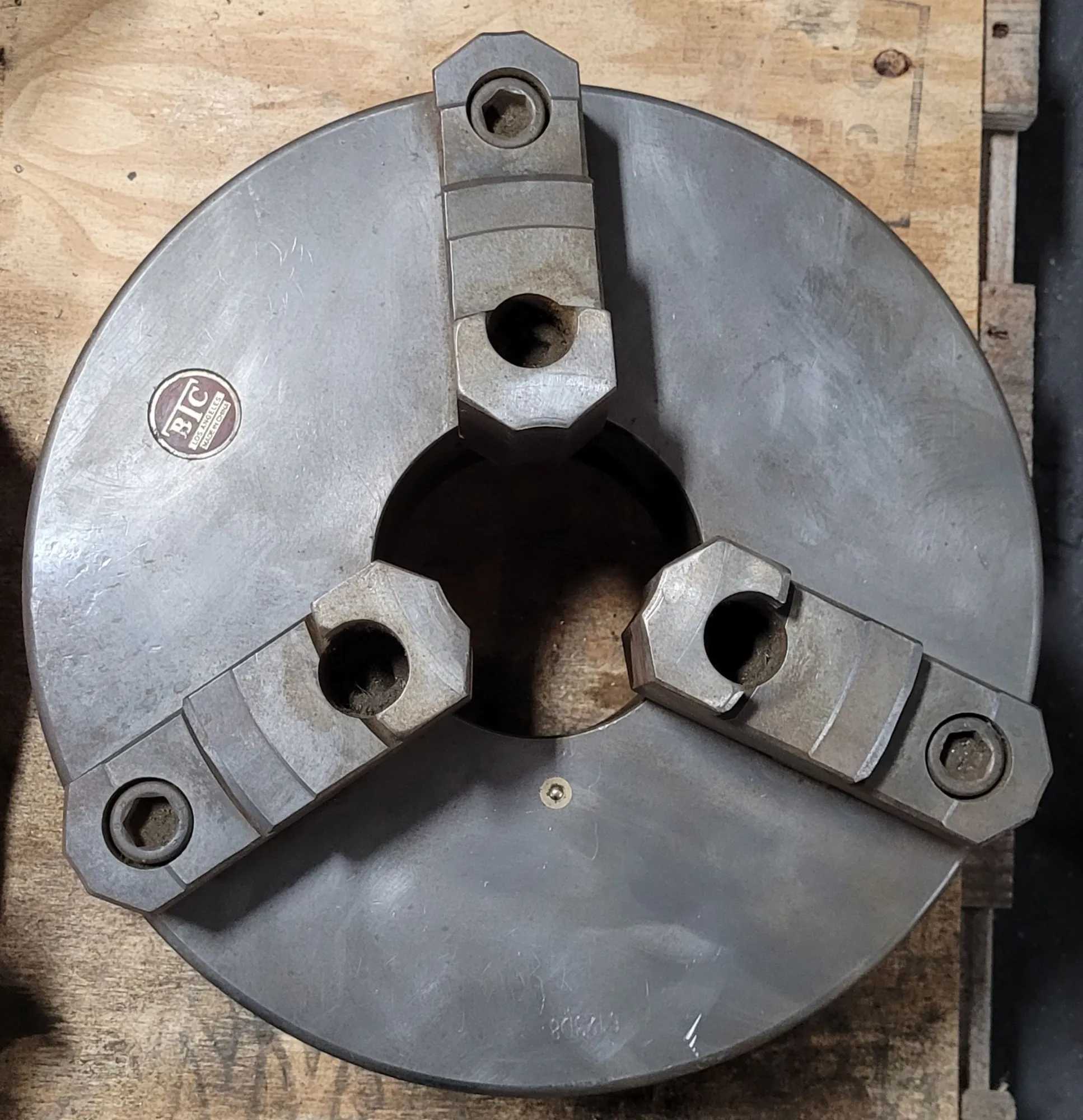BTC 6123D8 12-3/4IN 3 JAW CHUCK - MACHINING TOOLING & PARTS