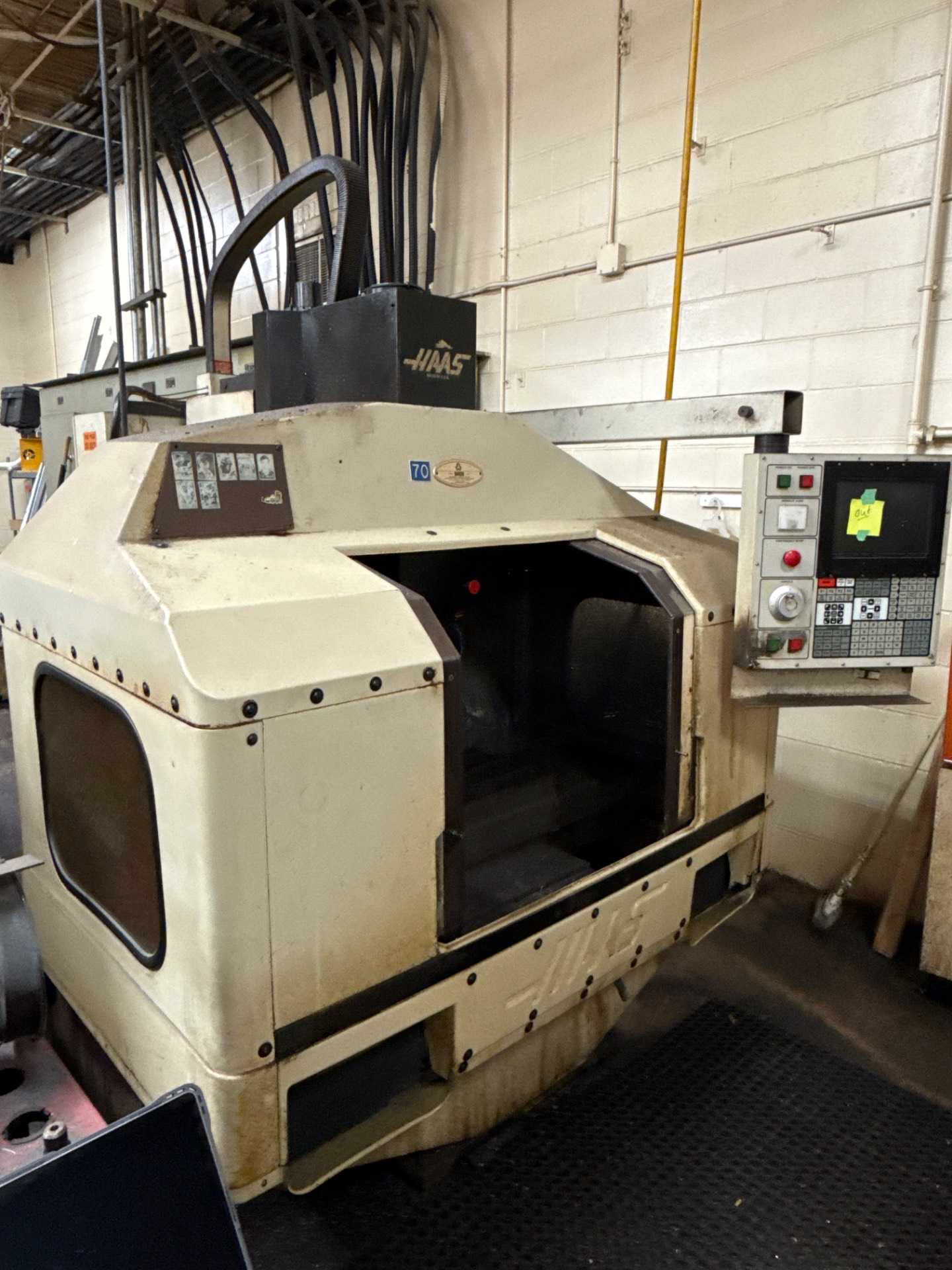 1991 Haas VF-1 Vertical Machining Center - 4 Axes, 7.5 HP, 7500 RPM, 220V - VERTICAL MACHINING CENTERS