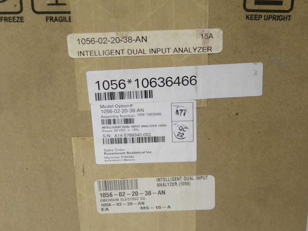 ROSEMOUNT 1056-02-02-38-AN CONTROL PANELS INTERFACES, DUAL, MULTI-PARAM, 4X 4-20MA, NEMA4X - ANALYZER