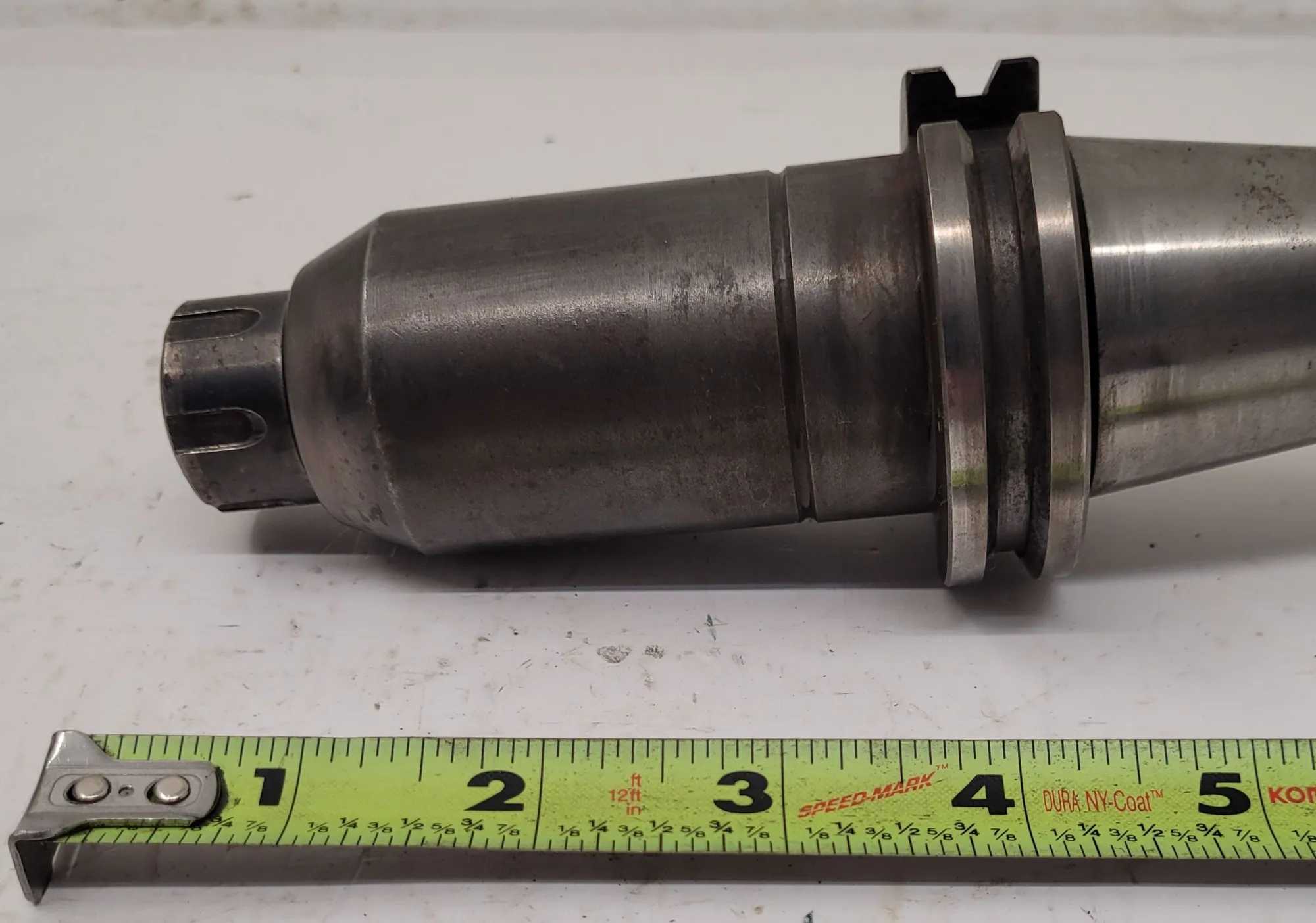POLAND 7636-40 CAT40 TAPER TOOL HOLDER OAL: 8.5” GAUGE LENGTH: 3.75” ARBOR DIA: .75” - MACHINING TOOLING & PARTS
