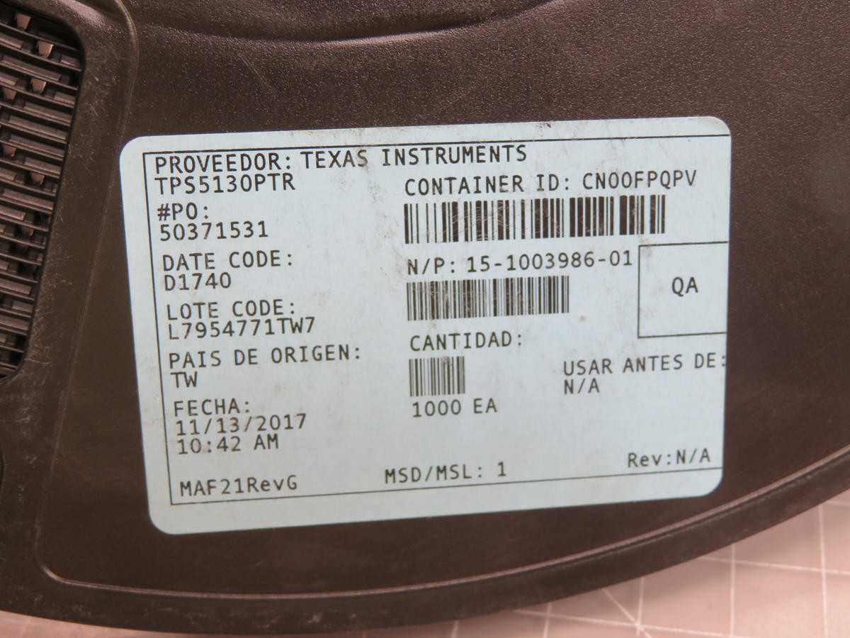 Lot of 1000 Texas Instruments TPS5130PTR DC to DC Controllers - PLC MODULES
