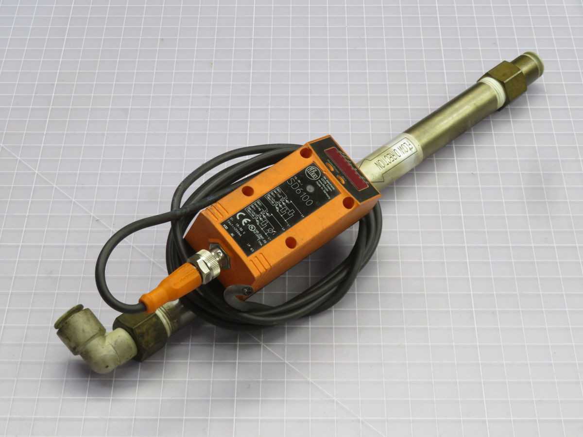 IFM ELECTRONIC SD6100 FLOW RATE METER BH0607 - FLOW METER