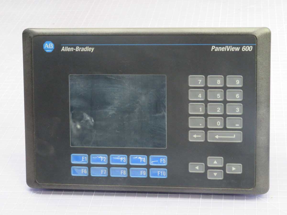 ALLEN BRADLEY 2711-B6C8 CONTROL PANELS INTERFACES, 5.7 INCH SCREEN, KEYPAD/TOUCH INPUT - OPERATOR INTERFACE PANELS