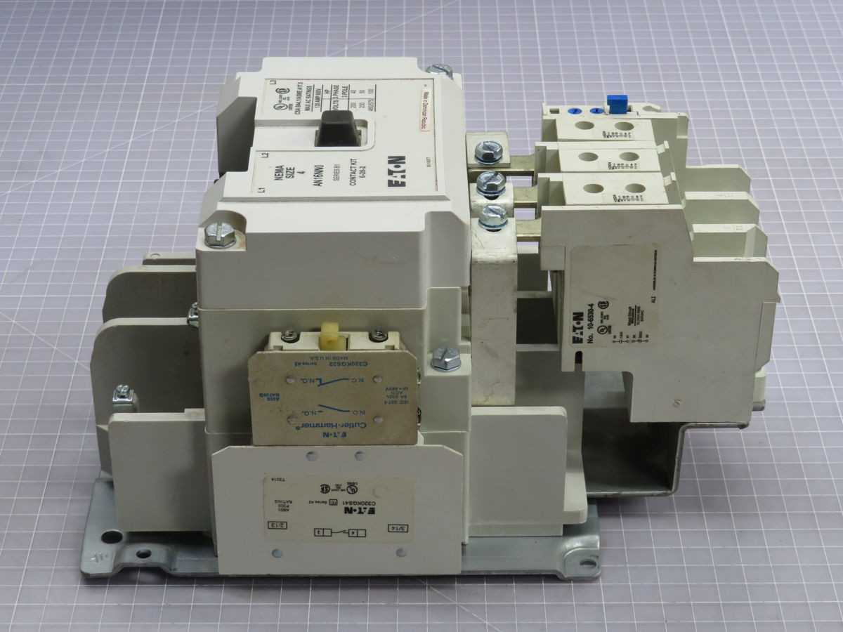 EATON AN16NNO STARTER, NEMA SIZE 4, 3-POLE, 135A CONTINUOUS CURRENT, 600VAC CONTACT VOLTAGE, 50/100HP - INDUSTRIAL PARTS