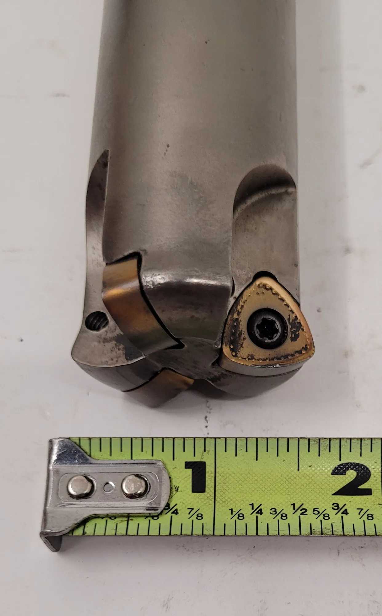 INGERSOLL 1DG1H-15073S5R01 INDEXABLE END MILL, 3 FLUTES, OAL 10", 1.5" SHANK DIAMETER - MACHINING TOOLING & PARTS