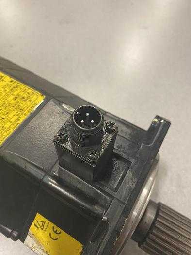 FANUC A06B-0162-B675 AC SERVO MOTOR, 3000 RPM, 1.4 KW, 6A, 144V, ALPHA M6/3000 SERIES - SERVO MOTORS