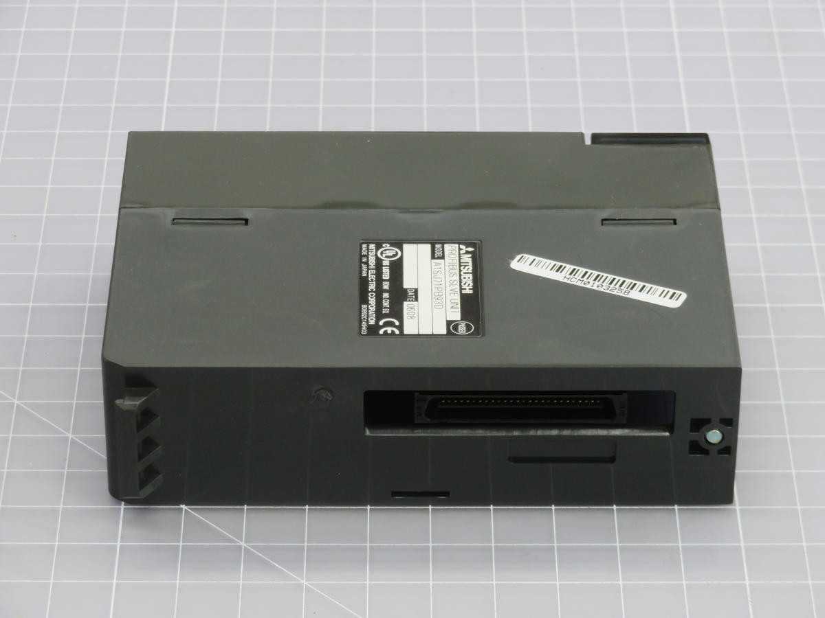 MITSUBISHI A1SJ71PB93D, PROFIBUS-DP SLAVE, 9.6-12 MBPS BAUD, 32 WORD I/O, 5 VDC 0.61 A POWER - PLC MODULES