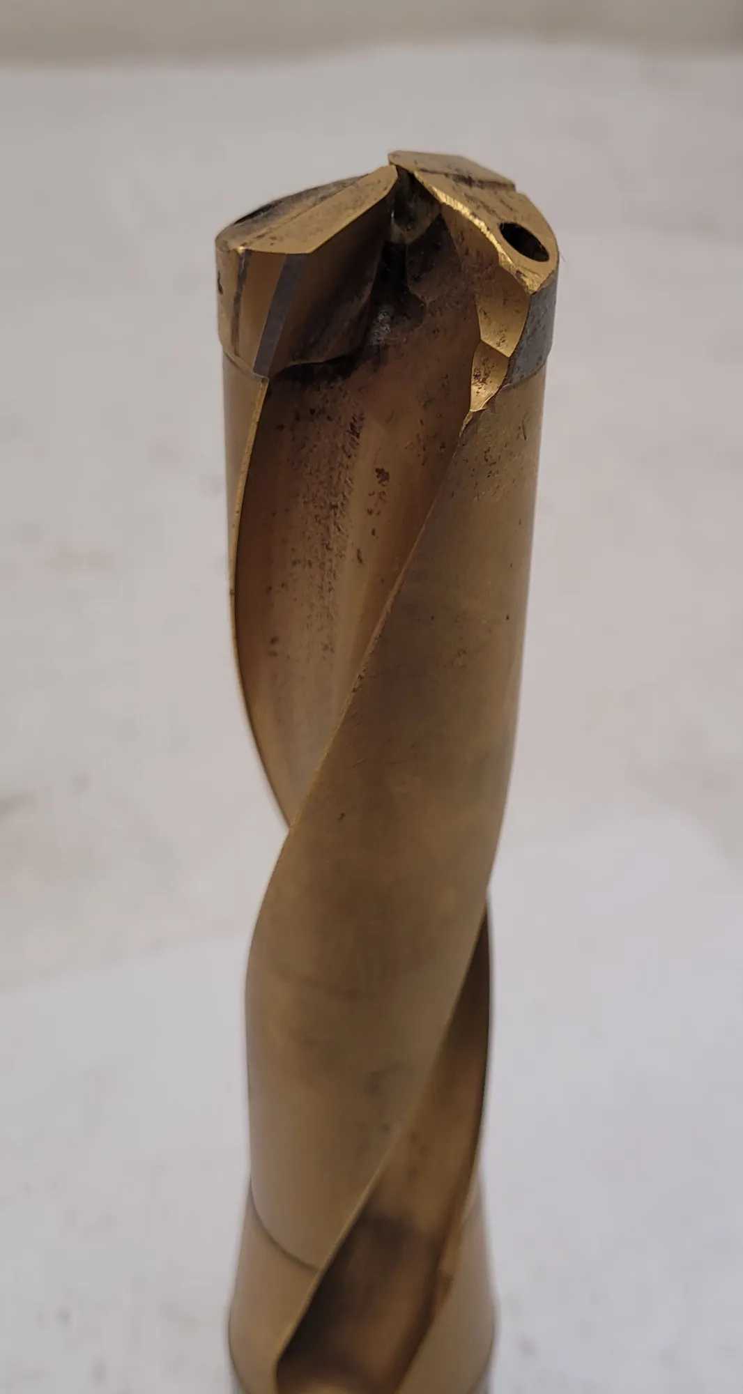 SANDVIK 1-15/64" CARBIDE JOBBER DRILL, 9" OVERALL LENGTH, 2.75" SHANK, 1.5" DIAMETER - MACHINING TOOLING & PARTS