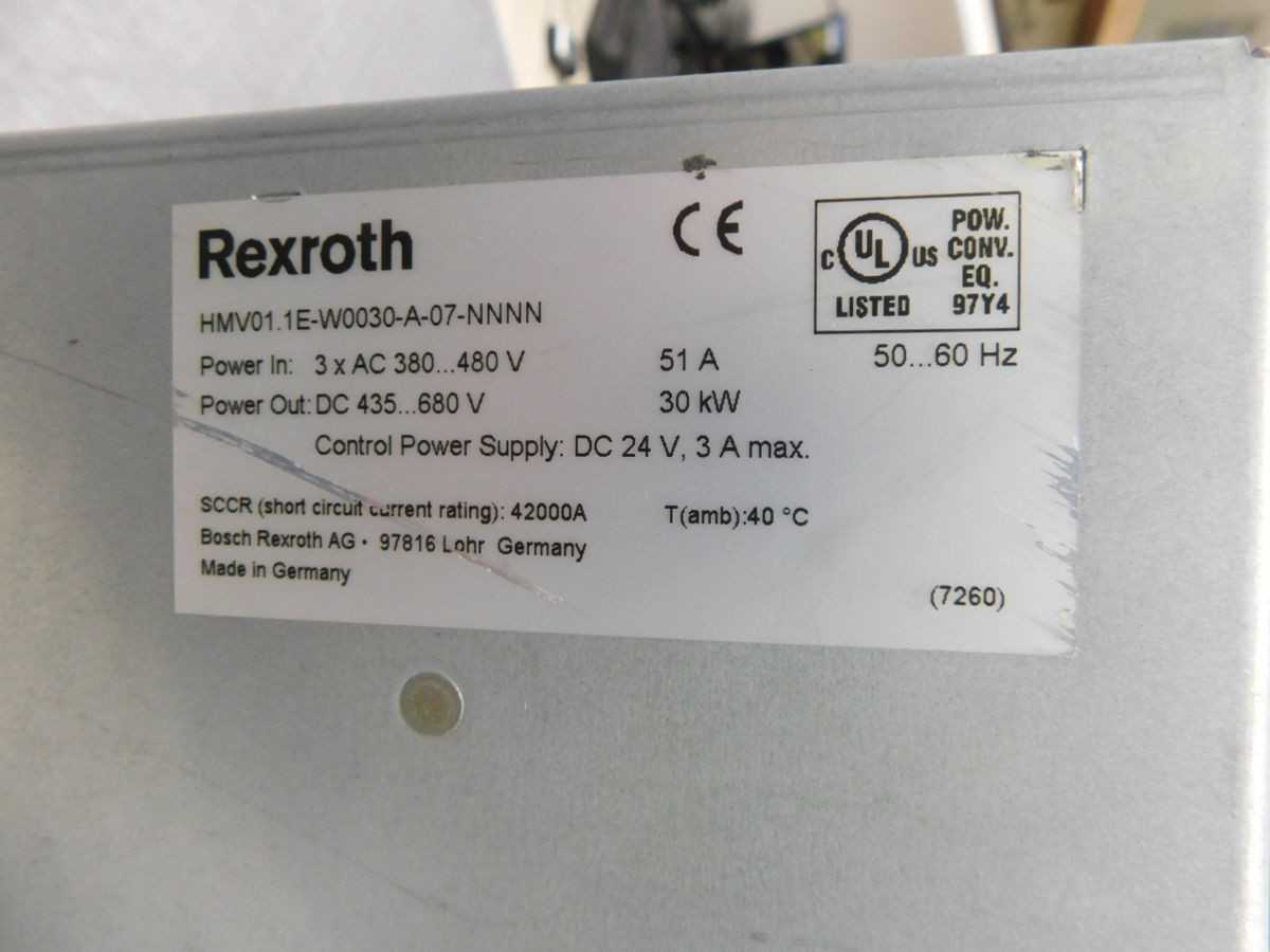 REXROTH HMV01.1E-W0030-A-07-NNNN HMD01-1N-W0012-A-07-NNNN SERVO DRIVES - SERVO