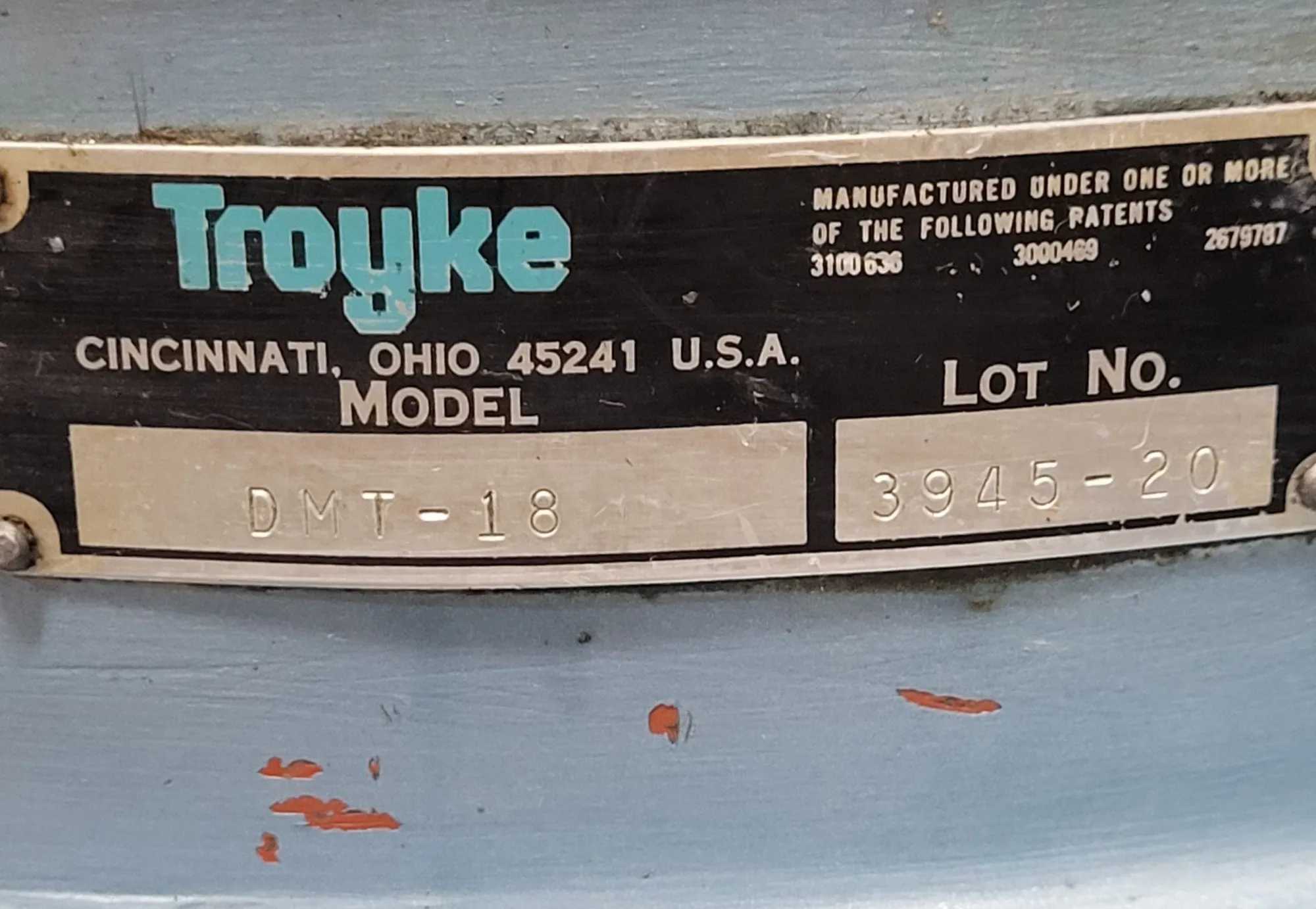 TROYKE DMT-18 CROSS SLIDE ROTARY TABLE, 15IN X 15IN, X & Y AXIS - MACHINE TOOLING