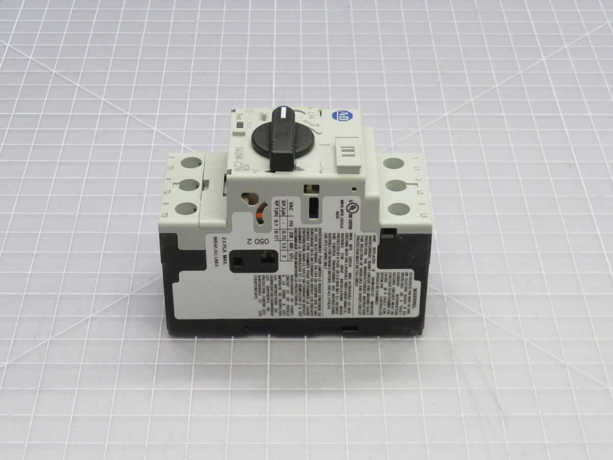ALLEN BRADLEY 140M-C2N-B25 3-POLE MOTOR CIRCUIT PROTECTOR T268043 - CIRCUIT BREAKERS