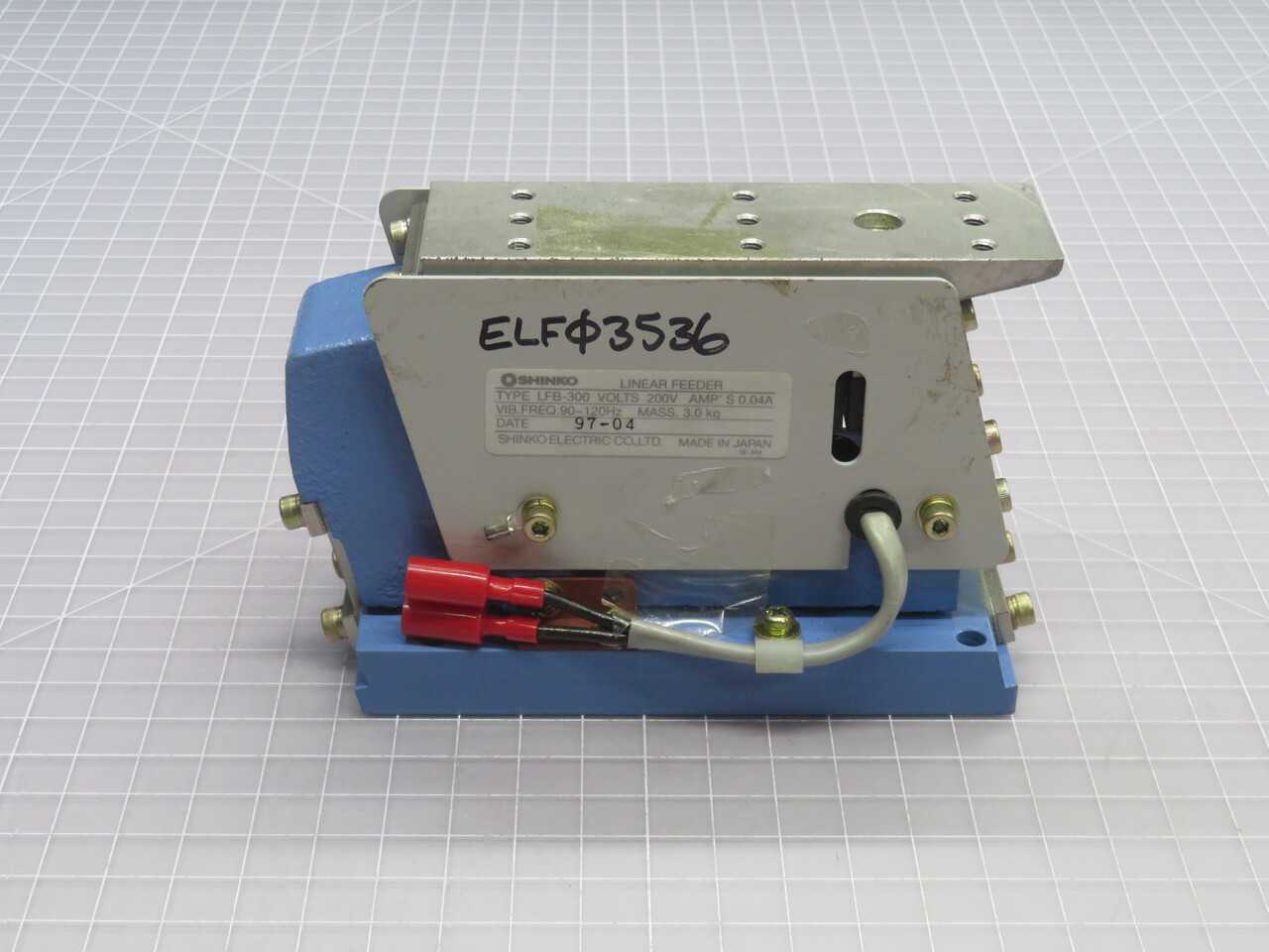 SHINKO LFB-300 LINEAR FEEDER - AUTOMATION & CONTROLS