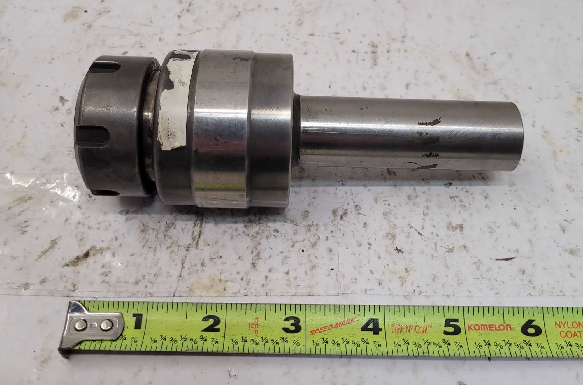 ISCAR GT ER32 ST1 COLLET CHUCK, STRAIGHT SHANK, 1 INCH DIAMETER, THROUGH COOLANT - MACHINING TOOLING & PARTS