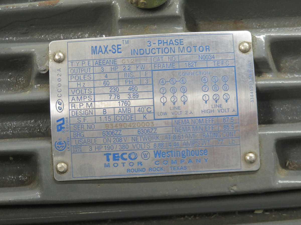 Westinghouse T210086, Controls for Valves and Flow, Rotary Airlock Valve Unloader Type - ROTARY AIRLOCK VALVE