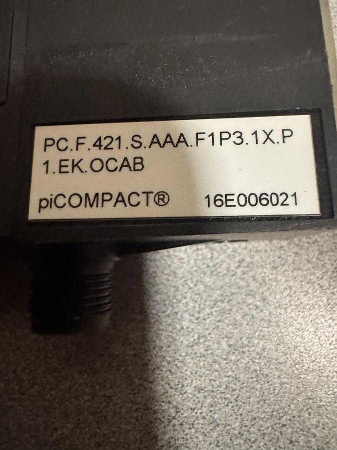 PIAB PICOMPACT PC.F.421.S.AAA.F1P3.1X.P1.EK.OCAB EJECTOR VACUUM PUMP - VACUUM PUMP