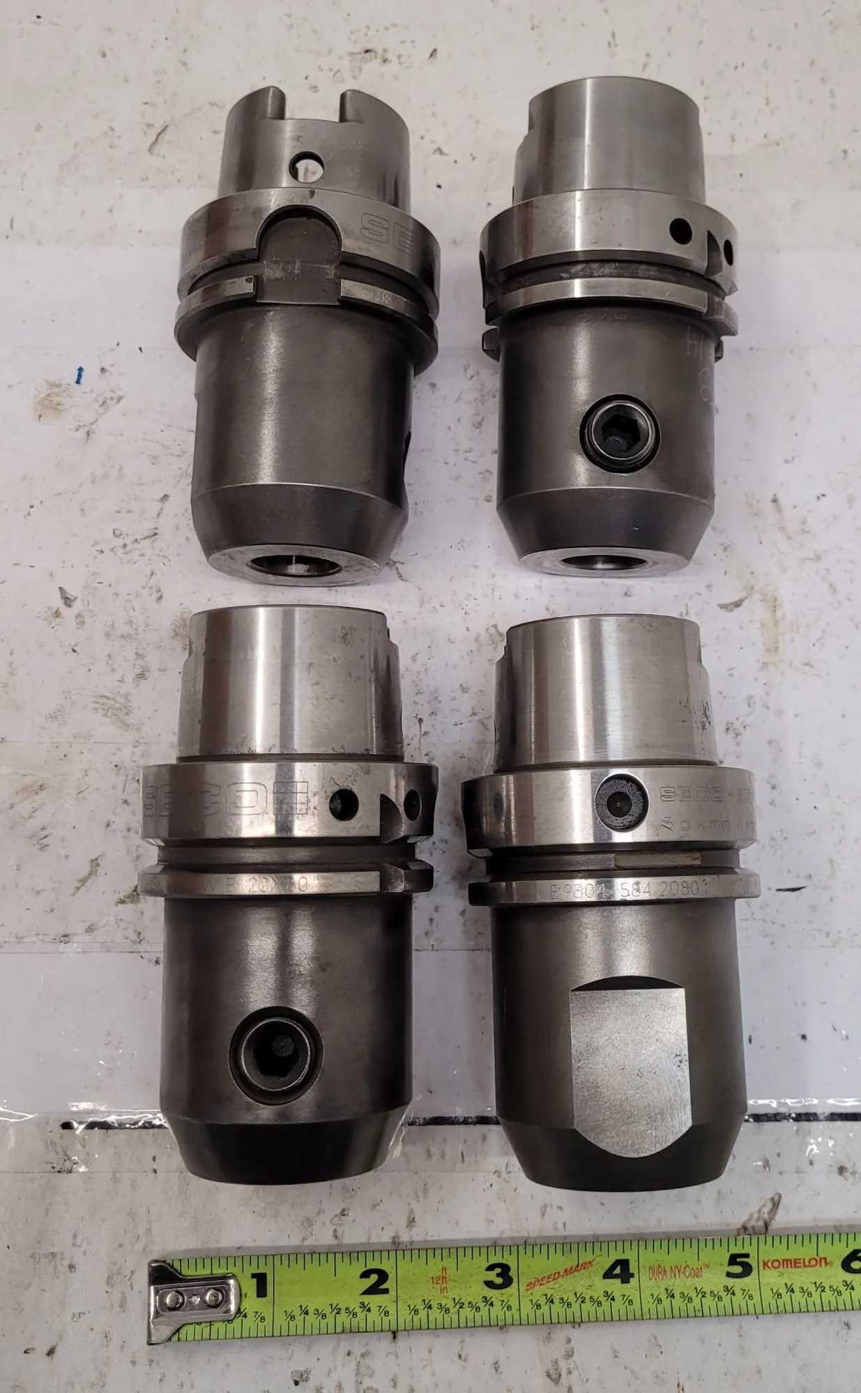 SECO HSKA-63 SHRINK FIT TOOL HOLDER, 20X80, SET OF 4 - MACHINING TOOLING & PARTS