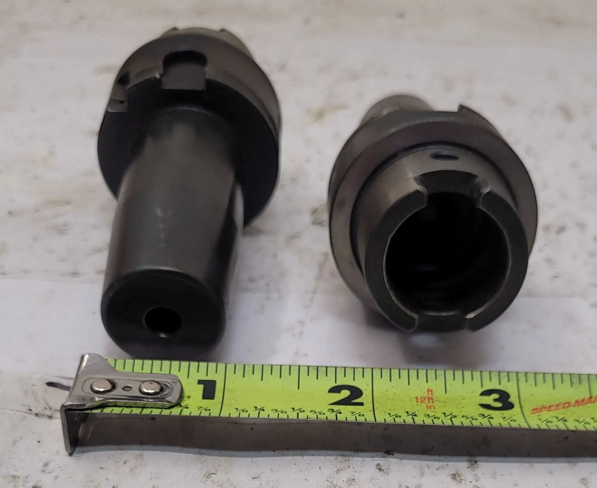 PARLEC H40-25SF295 1/4" SHRINK FIT CHUCK, .25" HOLE DIA, 4.0" OAL, HSK40A INTERFACE - MACHINING TOOLING & PARTS