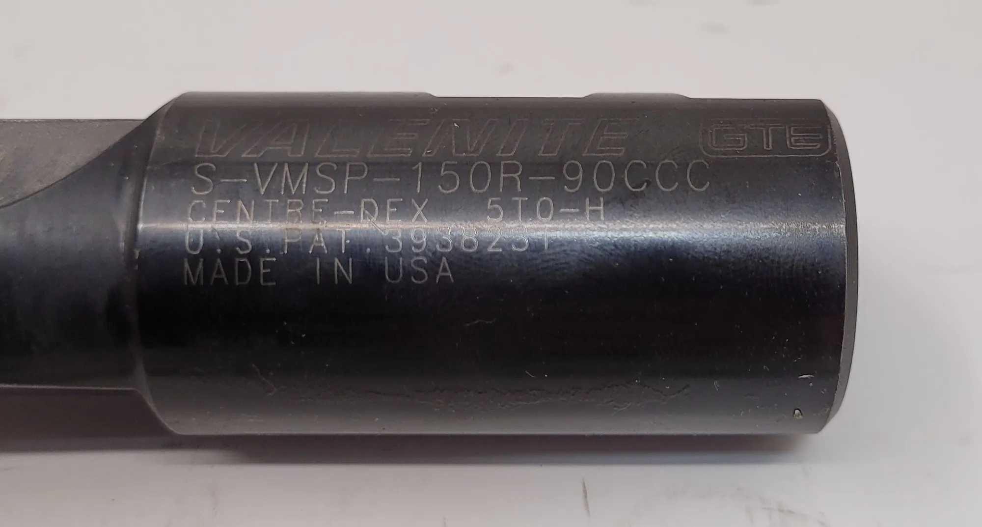 VALENITE S-VMSP-100R-90CCC CENTRE-DEX INDEXABLE MILLING CUTTER 1.33" CUTTING DIAMETER - MACHINING TOOLING & PARTS