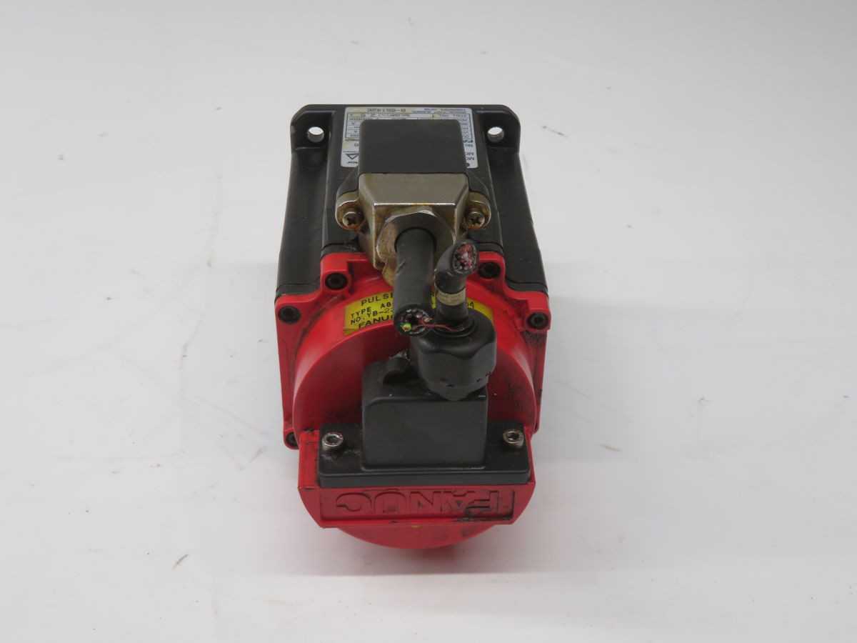 FANUC A1/3000 SERVO MOTOR, 90 VAC, 0.15 KW POWER, 0.48 NM TORQUE, 3000 RPM SPEED - SERVO MOTORS