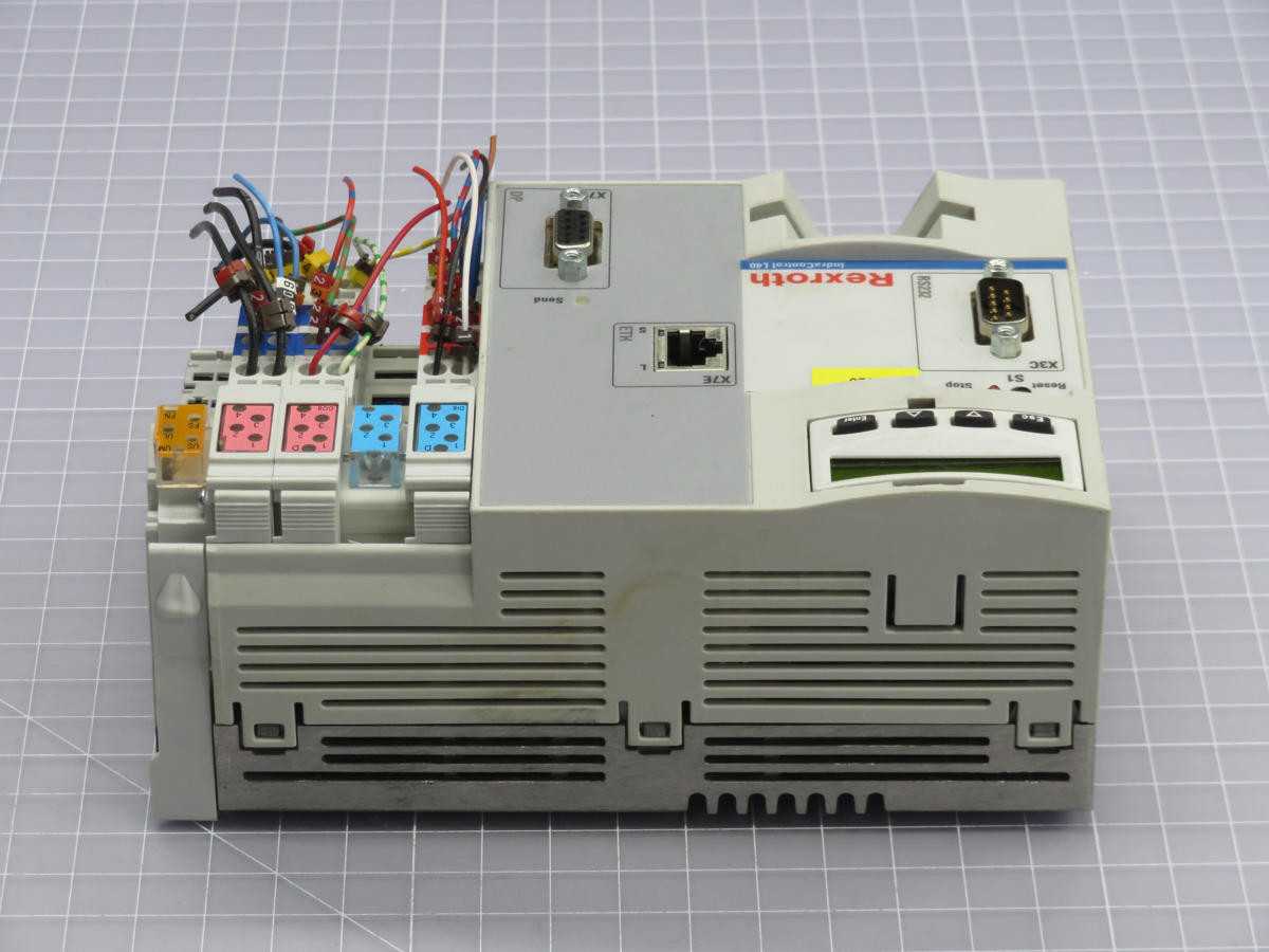 REXROTH R911170254-GP1 PLC CPU, 500 MHZ PROCESSOR, ETHERNET, PROFIBUS, RS232, 24 VDC POWER - PLC MODULES