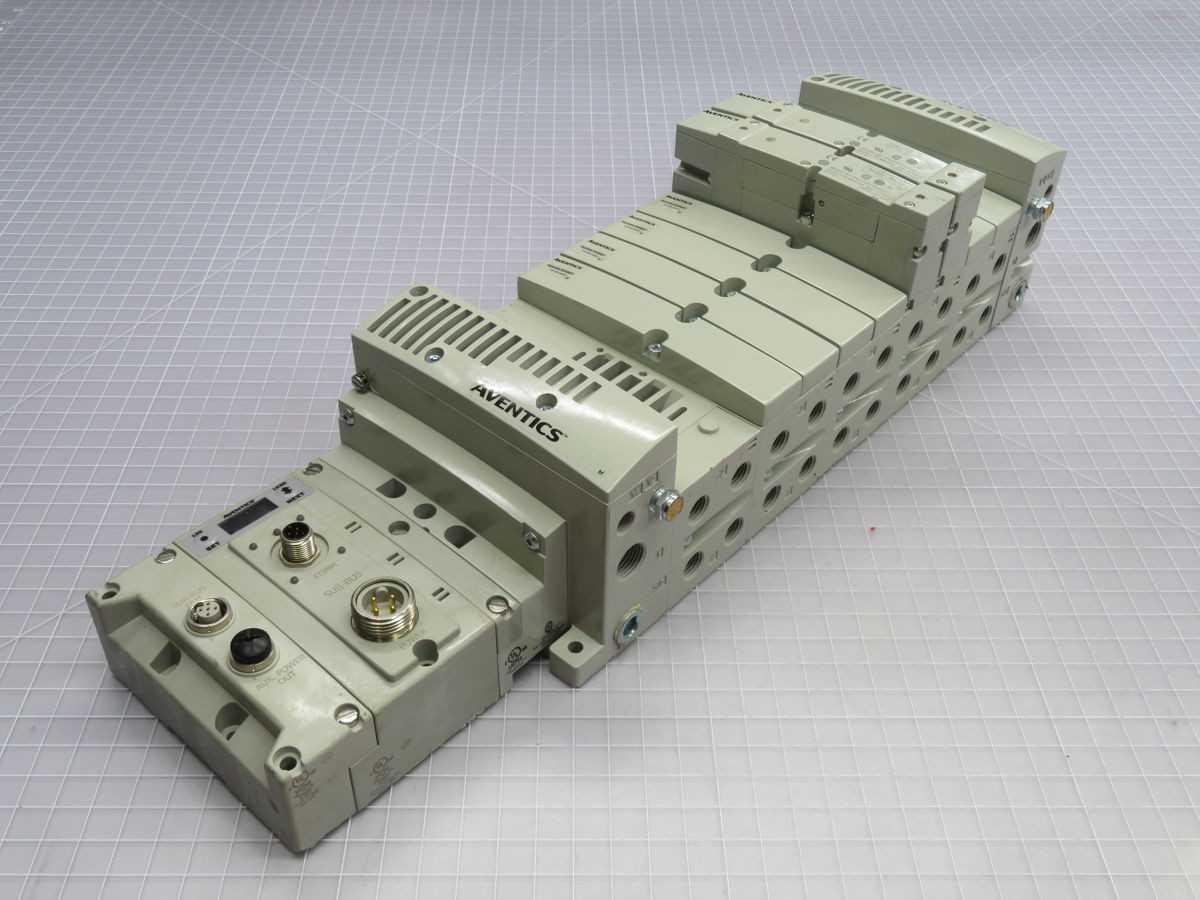 AVENTICS SOLENOID VALVE MANIFOLD ASSEMBLY T267978 - PNEUMATIC VALVE