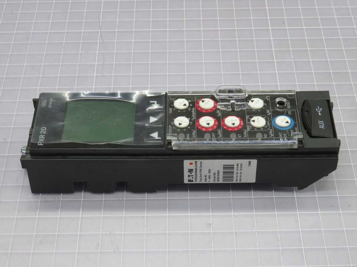 EATON PXR20V000LGAMK TRIP UNIT, L, S, I, G PROTECTION, ARMS, MODBUS, 3P/4P COMPATIBLE - CIRCUIT BREAKERS
