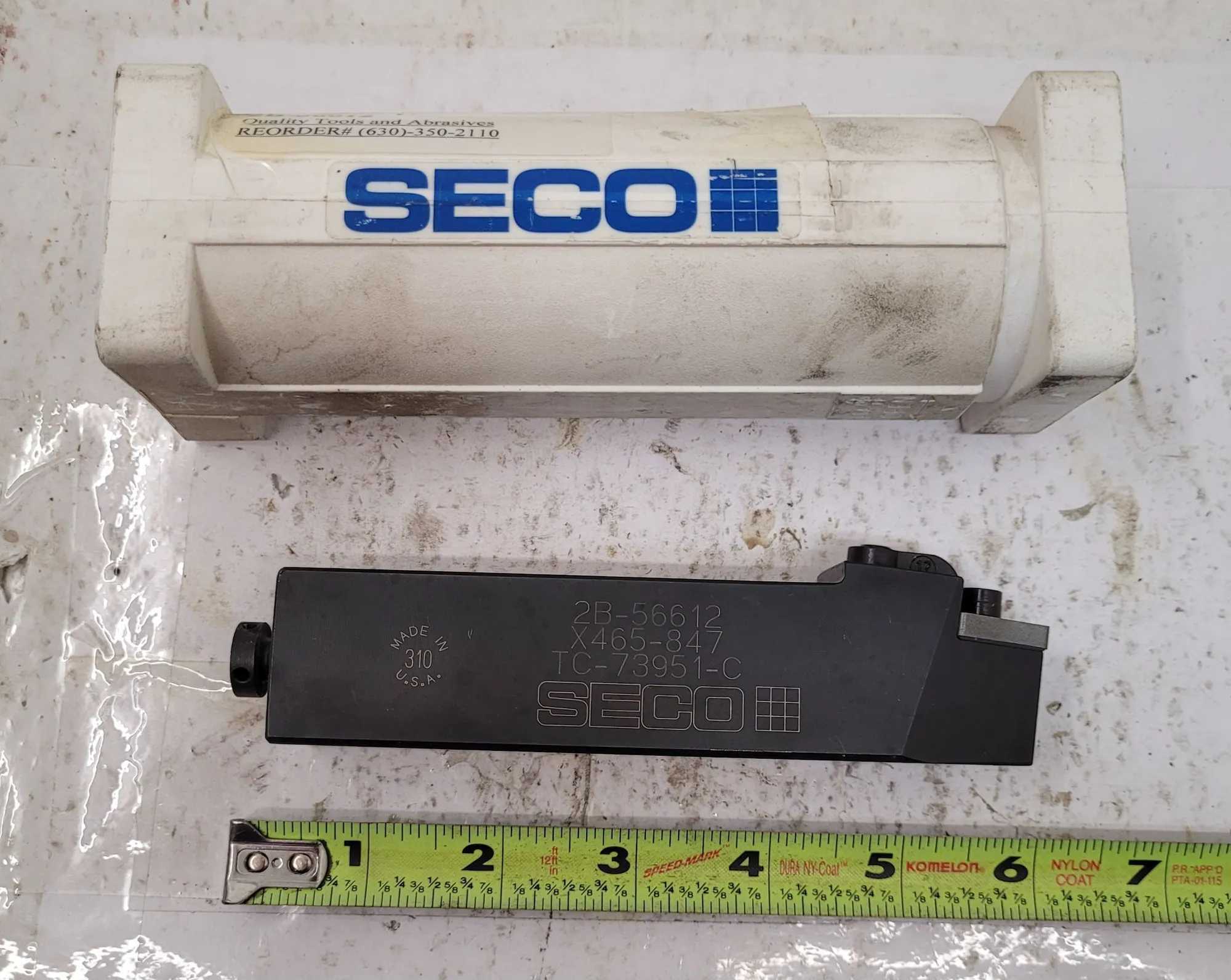 SECO TC-73951 TURNING TOOL HOLDER - 1.2" SHANK WIDTH, 1.25" SHANK HEIGHT, 6" OAL - MACHINING TOOLING & PARTS