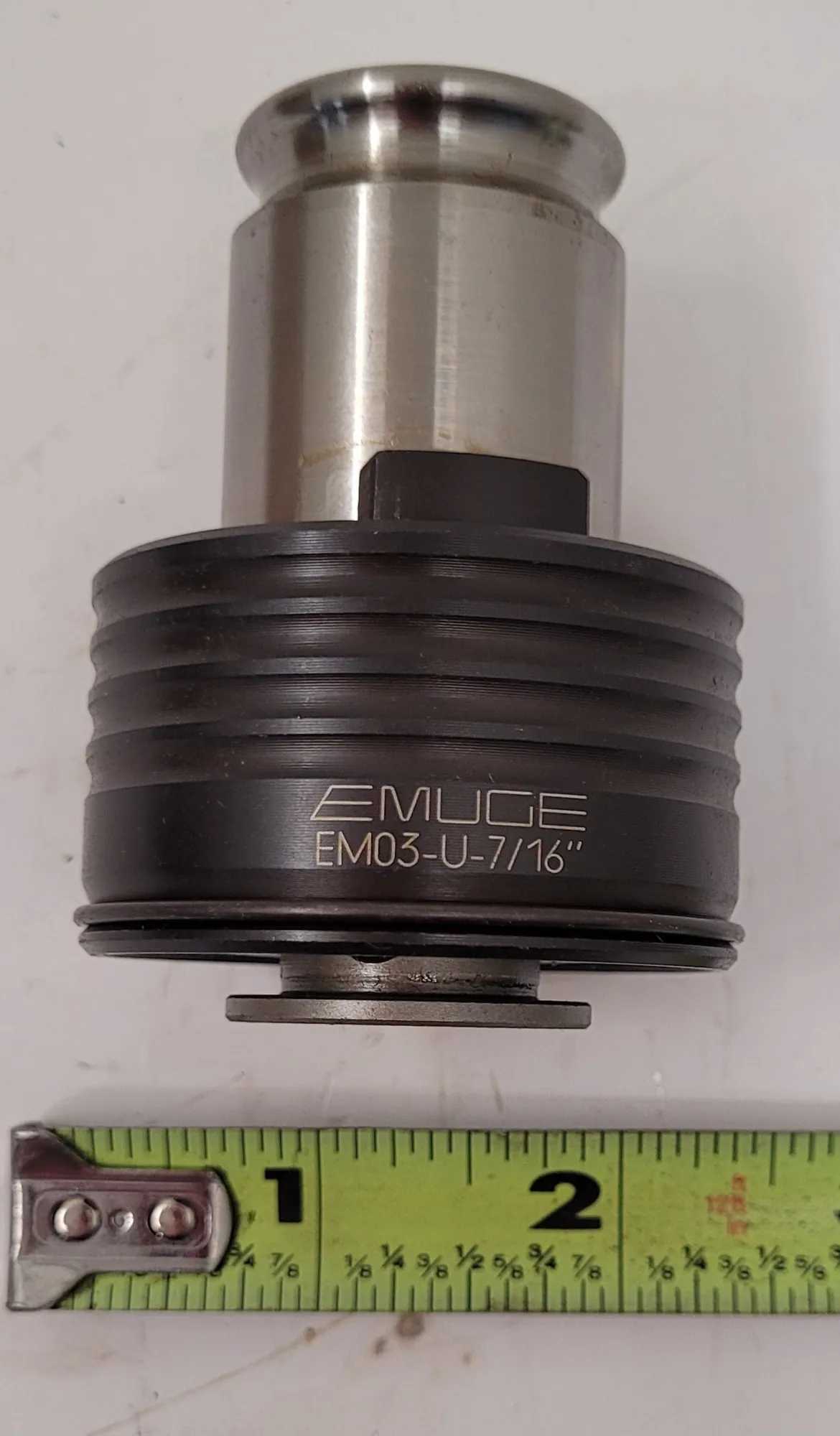 EMUGE F0573307 EM03-U-7/16 QUICK CHANGE TAP ADAPTER W/ OVERLOAD CLUTCH - MACHINING TOOLING & PARTS