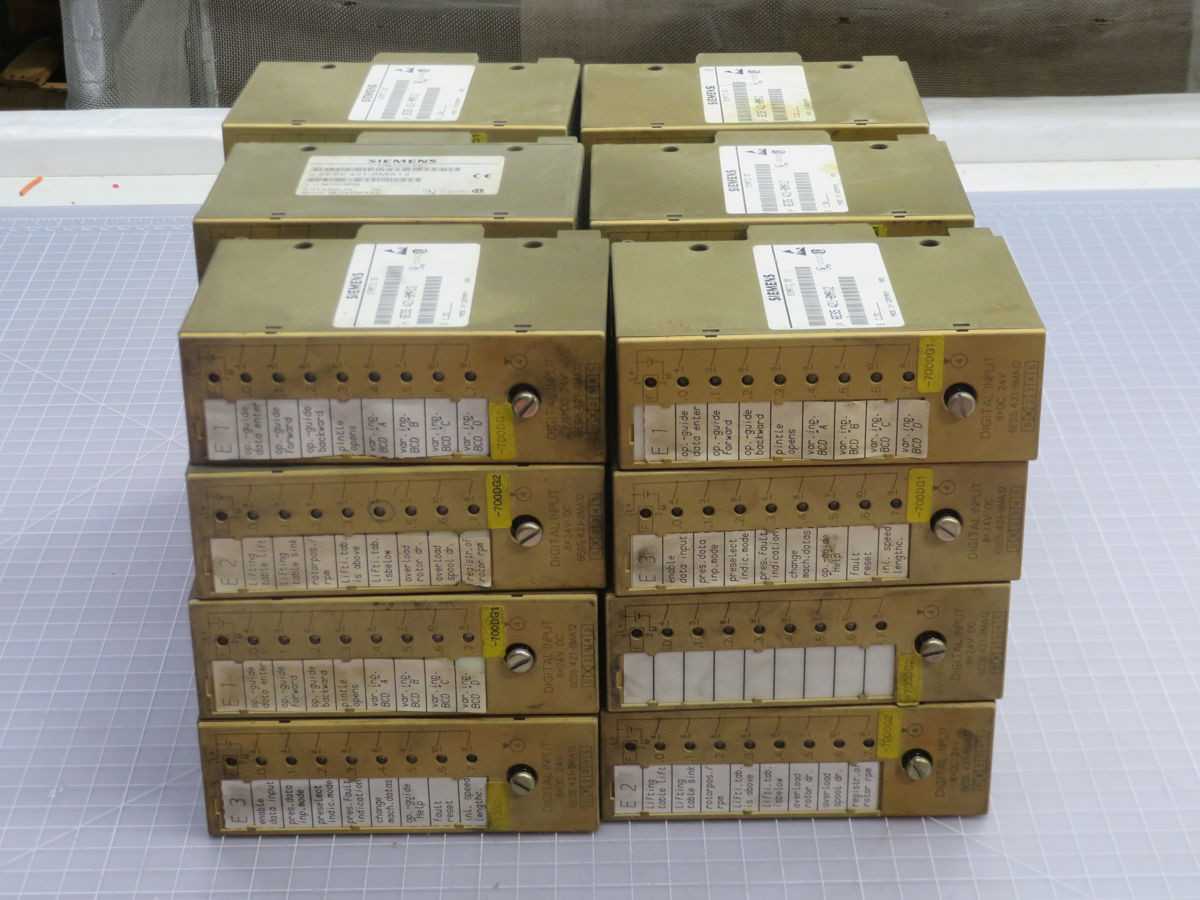 LOT OF 24 SIEMENS 6ES5 421-8MA12 INPUT MODULE T265208 - PLC MODULES